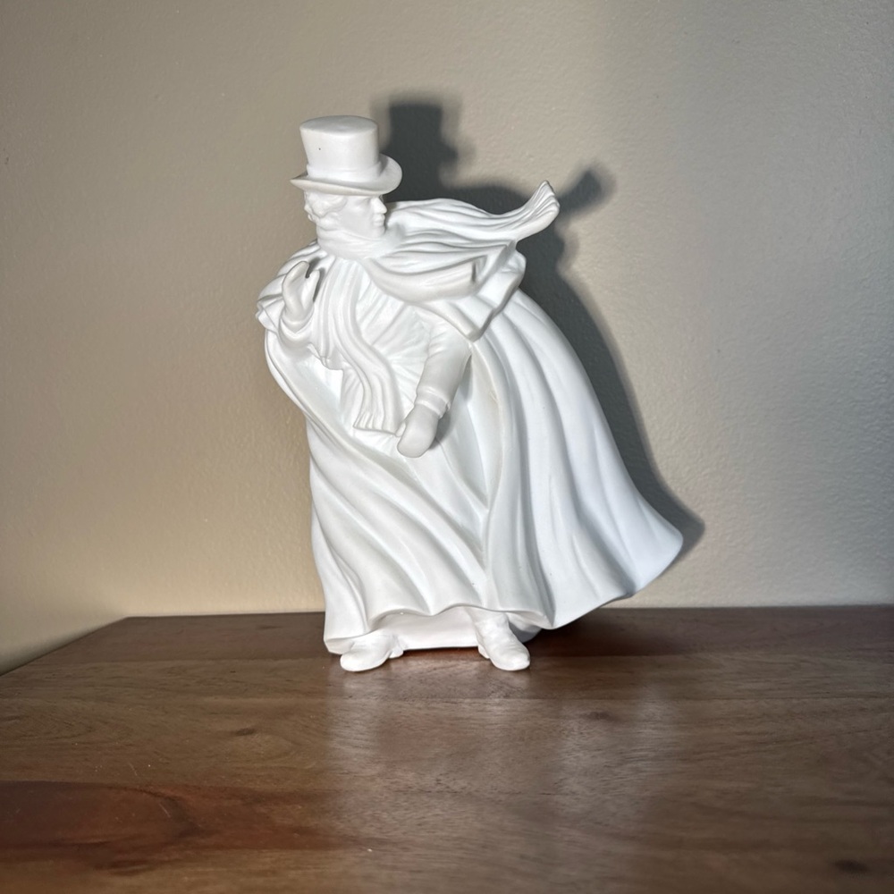 Vintage 1989 Department 56 “Bringing Home the Tree” Porcelain Figurine